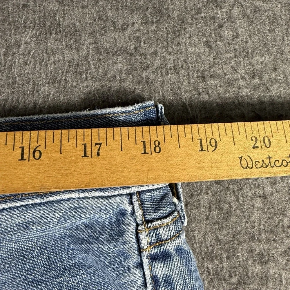 Levi's 501 Jeans 38x32 Medium Wash Straight Leg Button Fly Men's Denim Pants